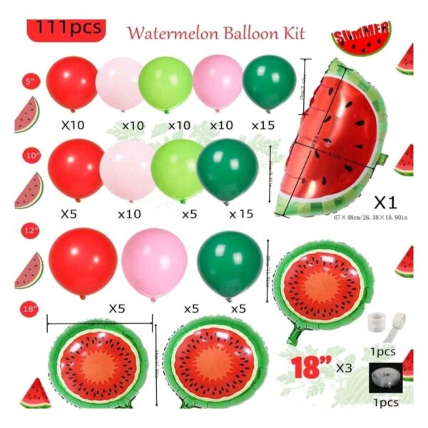 Watemelon DIY Balloon Arch Kit Quantities