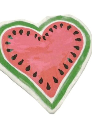 Watermelon Heart Shaped Napkins