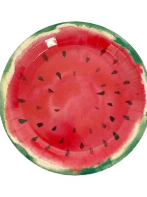 Watermelon Paper Plates