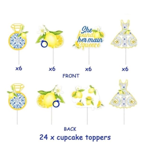 Bridal Shower Cupcake Toppers
