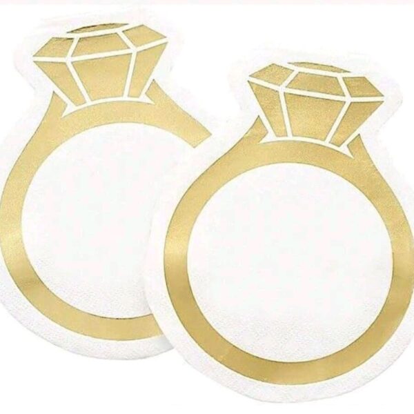 Bridal Shower Napkins 20 Piece