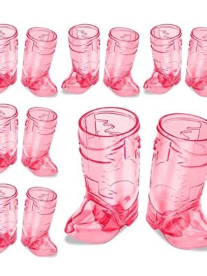 Cow Boot Shooter Glasses 12 Piece