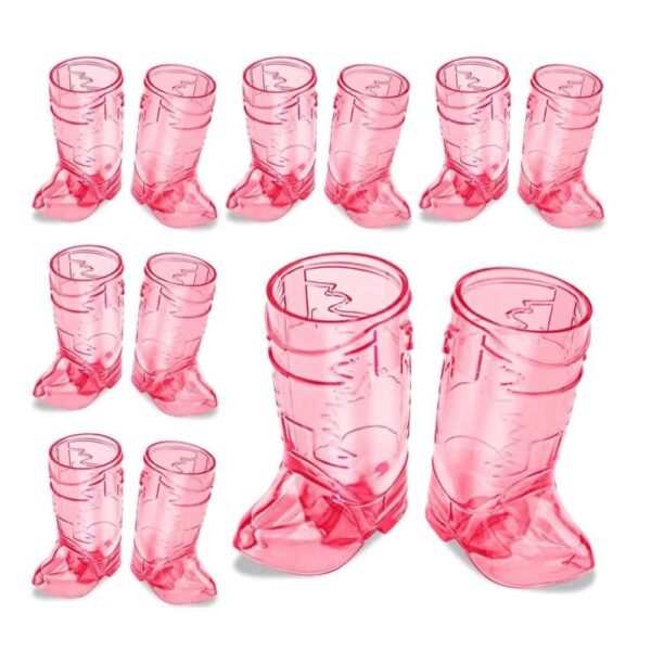 Cow Boot Shooter Glasses 12 Piece