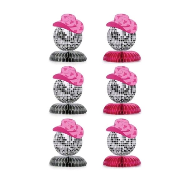 Cow Girl Disco Centerpieces