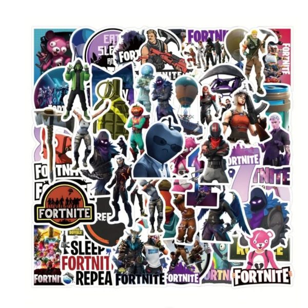 Fortnite Party Favors Stickers 50 Piece