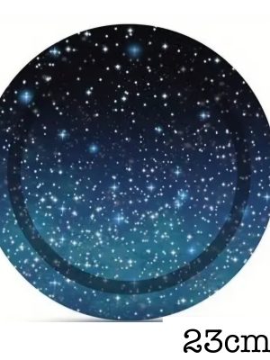 Galaxy Paper Plates 12 Piece Large