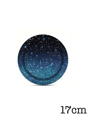 Galaxy Paper Plates 12 Piece Small