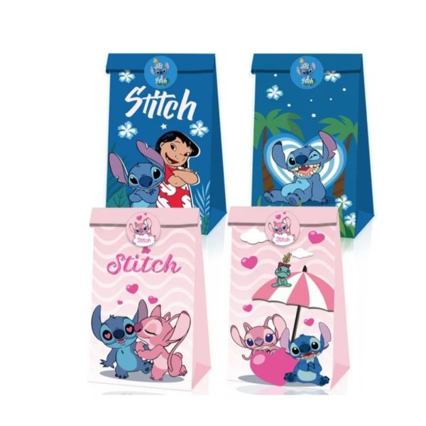 Lilo And Stich Party Kraft Paper Bags 6 Piece