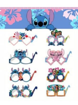 Lilo And Stitch Paper Glasses Party Accecories