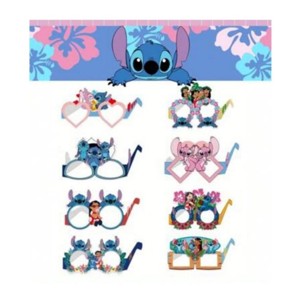 Lilo And Stitch Paper Glasses Party Accecories