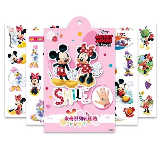 Mickey and Minnie Mouse Temporary Tattoos