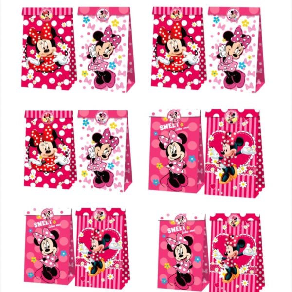 Minnie Mouse Favor Bags 12 Piece