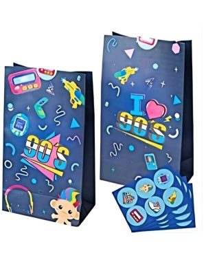 Nineties Disco Themed Party Favor Bags
