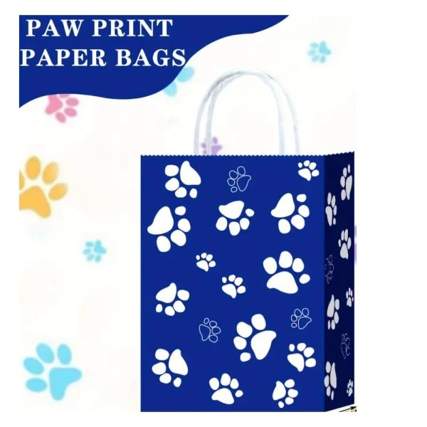 Paw Blue Party Favor Bags 6 Piece