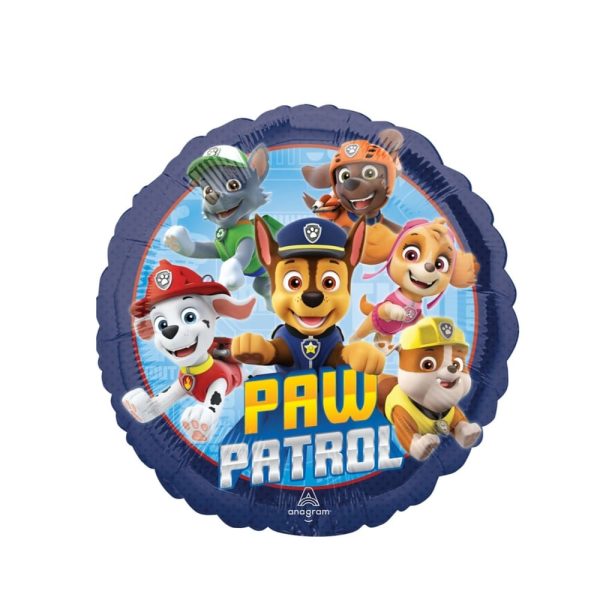 Paw Patrol Round Shaped Foil Balloon