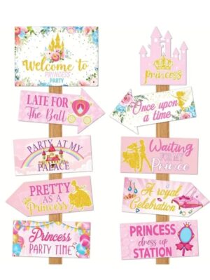 Princess Party Decorative Signs