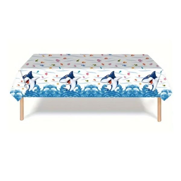 Shark Disposable Tablecloth Plastic
