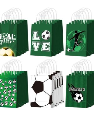 Soccer Party Favor Bags 6 Piece