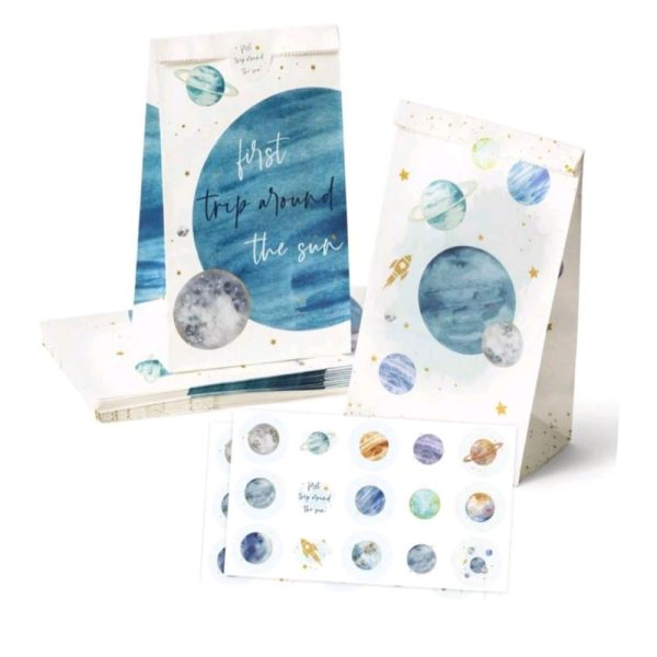 Space Party Favor Bags First Trip Around The Sun