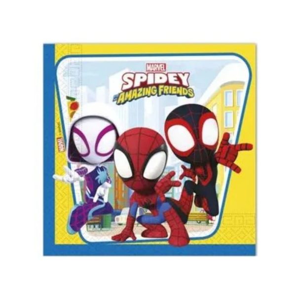 Spidey and His Amazing Friends Napkins 20 Piece