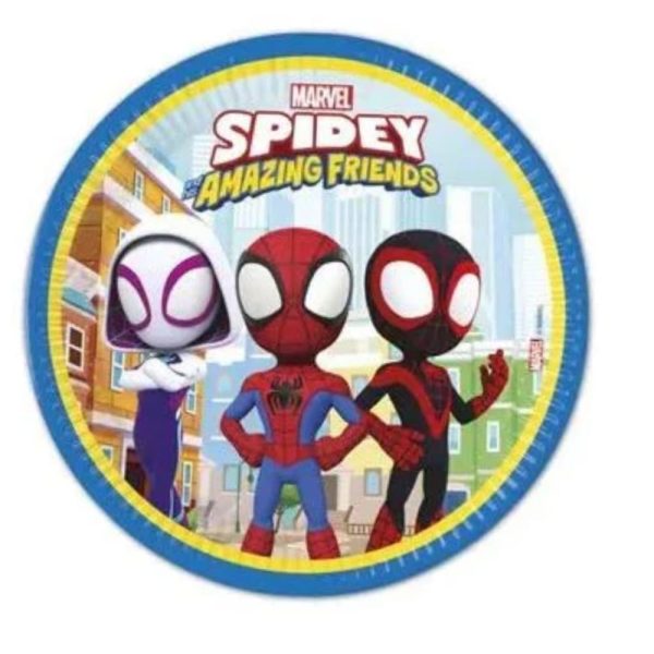 Spidey and His Amazing Friends Paper Plates 8 Piece