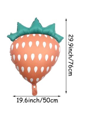 Strawberry Shaped Foil Balloon