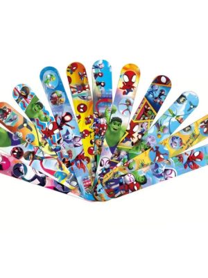 Superhero Party Favors Slapbands 12 Piece