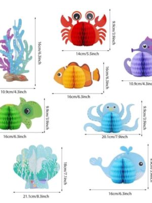 Under The Party Centerpieces Decorations 8 Piece