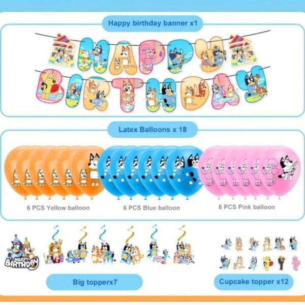 Bluey Party Supplies