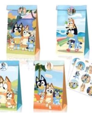 Bluey Party Supplies Bluey Party Favor Bags