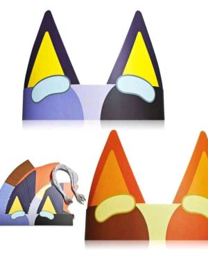 Bluey Themed Party Hats Bluey Party Accecories