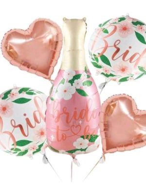 Bridal Shower Foil Balloons 5 Piece