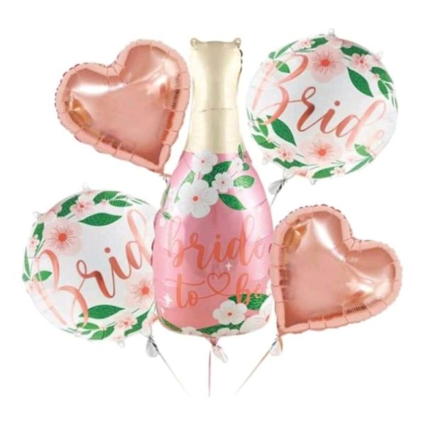 Bridal Shower Foil Balloons 5 Piece