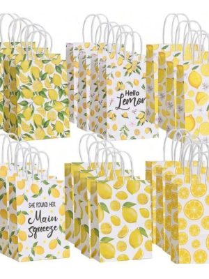 Bridal Shower Party Favor Bags Party Supplies For A Bridal Shower Lemon Themed Party