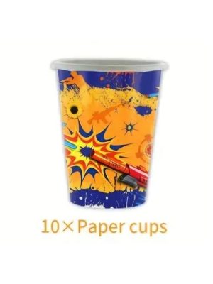 Dart War Paper Cups 10 Piece