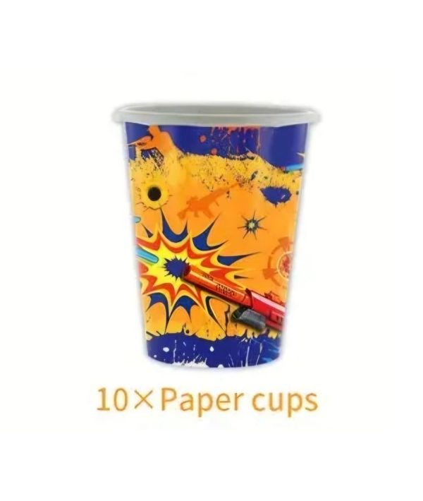 Dart War Paper Cups 10 Piece