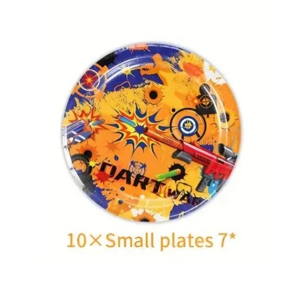 Dart War Paper Plates 17 cm