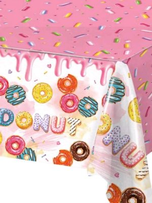 Donut Party Tableware Tablecloth Donut Themed Party