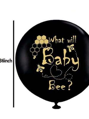 Gender Reveal Party Decoration Bee Themed Gender Reveal Latex Balloon
