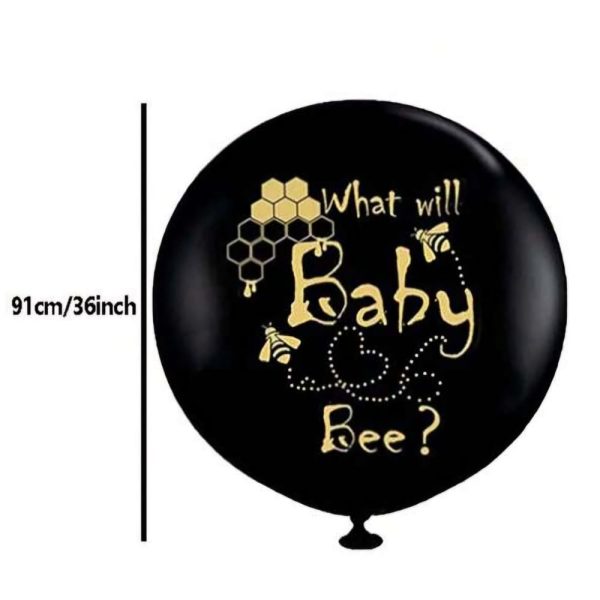 Gender Reveal Party Decoration Bee Themed Gender Reveal Latex Balloon
