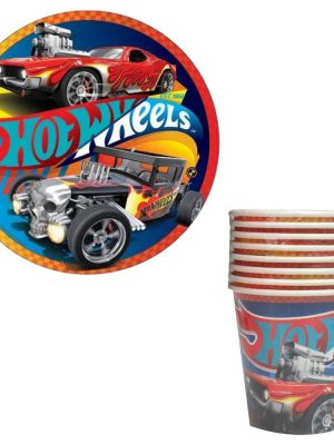 Hot Wheels Disposable Tableware Set