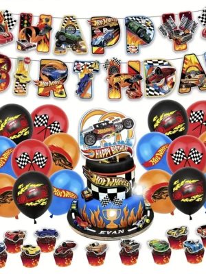 Hotwheels Party Supplies Hotwheels Party Decoration Kit