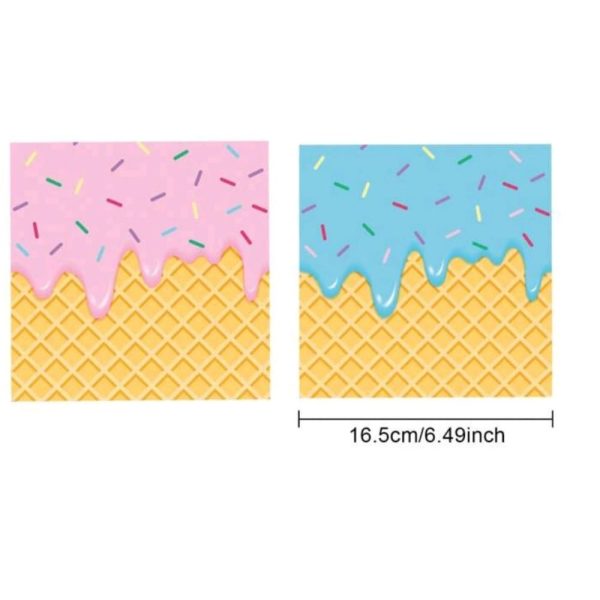 Ice Cream Party Napkins