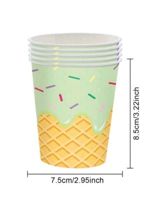 Ice Cream Party Paper Cups
