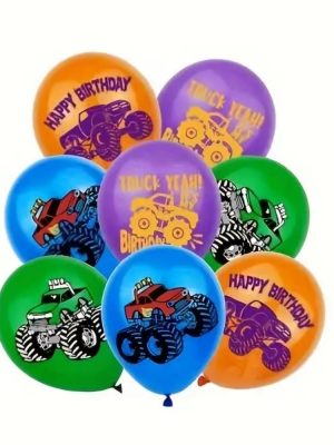 Monster Truck Latex Balloons