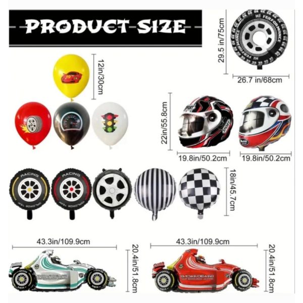 Racing Car Birthday Party Supplies and Party Decor