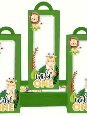 Safari Wild One Favor Boxes Safari Themed Party Favors