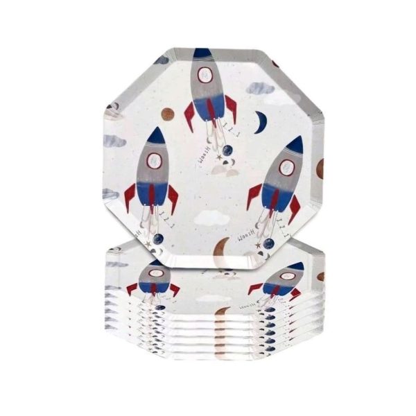 Space Paper Plates Space Themed Disposable Tableware