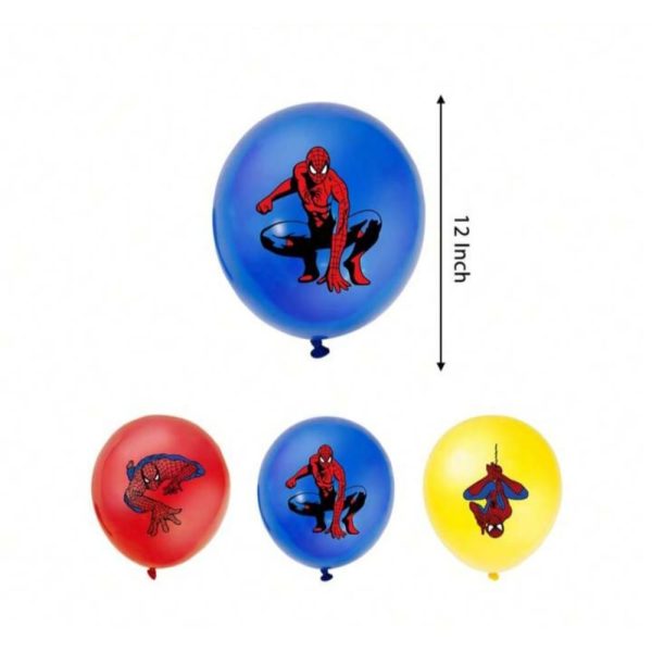 Spider Man Latex Balloons