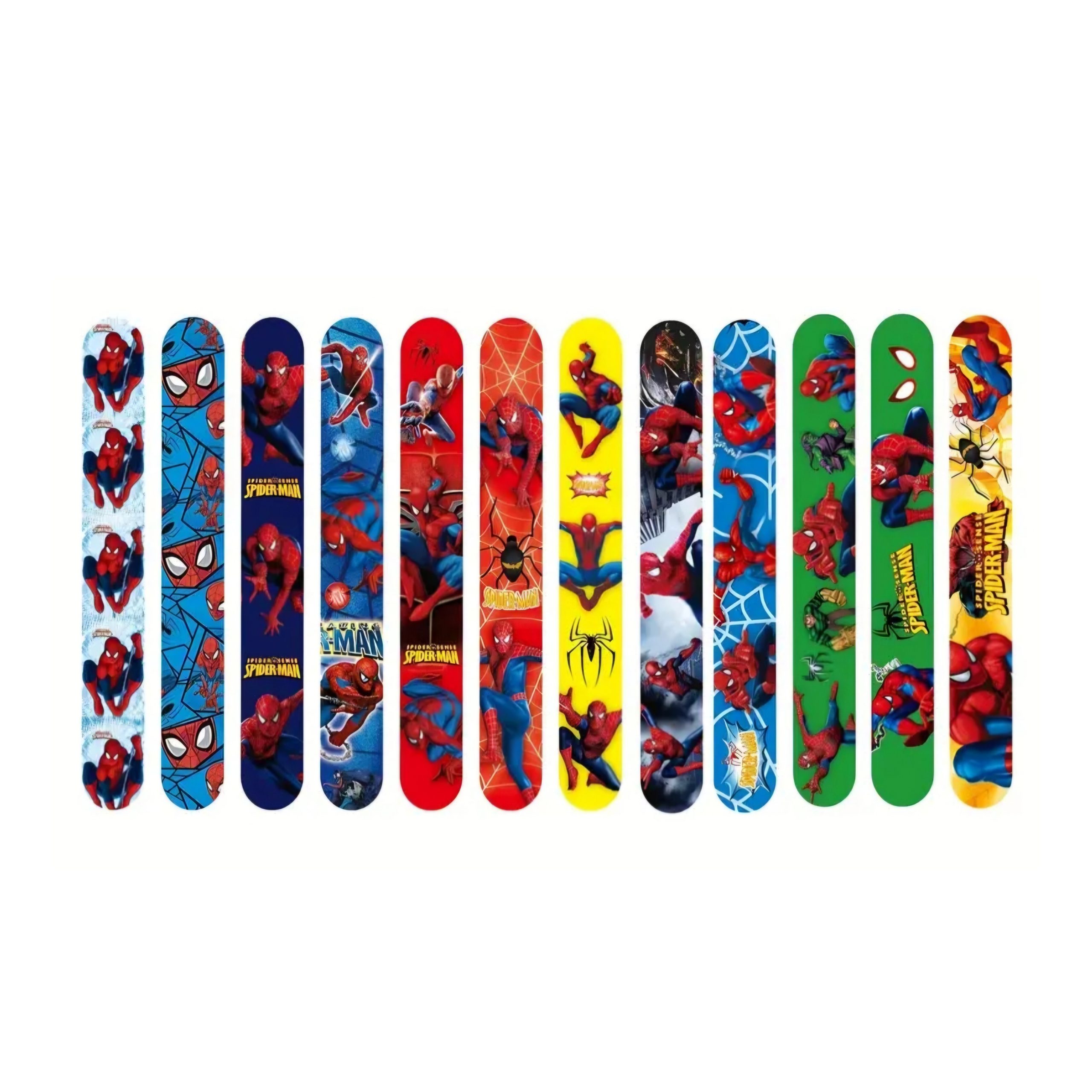 Spider-Man Party Favors-Slap bands-12 Piece 1 Spiderman Party Favors Slapbands